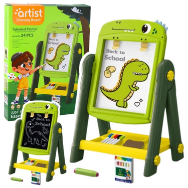 24Pcs Dinosaur Double-Sided Drawing Board